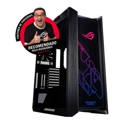 Imagem de Caixa Asus ROG STRIX Helios GX601 RGB Preta (E-ATX) (Vidro Temperado)