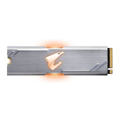 Imagem de SSD M.2 2280 Gigabyte AORUS c/ Heatsink RGB NVMe 256GB