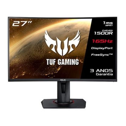 Imagem de Monitor Asus 27" TUF Gaming VG27VQ VA FHD 16:9 Curvo 165Hz FreeSync (1ms)