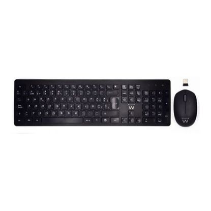 Imagem de Teclado e Rato Ewent EW3258 Preto Wireless (PT)
