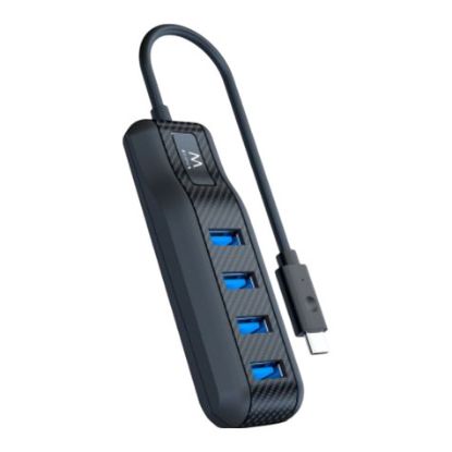 Imagem de Hub Type-C 4 Portas USB3.0 Ewent Preto