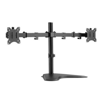 Imagem de Suporte Mesa Stand Articulado p/ 2 Ecrãs 17"/32" Equip Preto