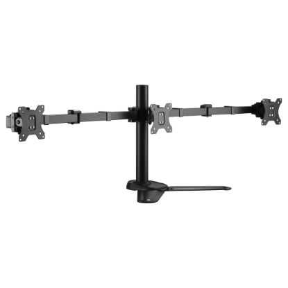 Imagem de Suporte Mesa Stand Articulado p/ 3 Ecrãs 17"/27" Equip Preto