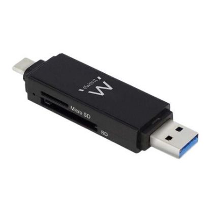 Imagem de Leitor de Cartões USB3.1/Type-C Ewent Compact