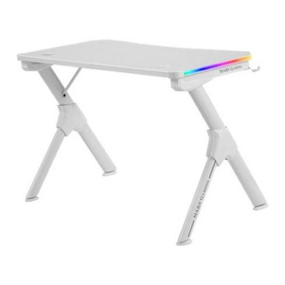 Imagem de Secretária Gaming Mars Gaming MGD RGB Branca