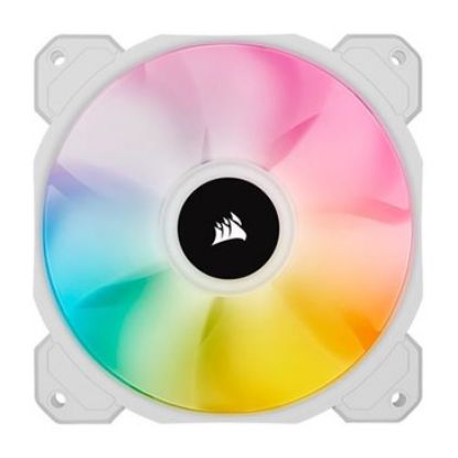 Imagem de Ventoinha 120mm Corsair iCUE SP120 Elite PWM RGB Branca