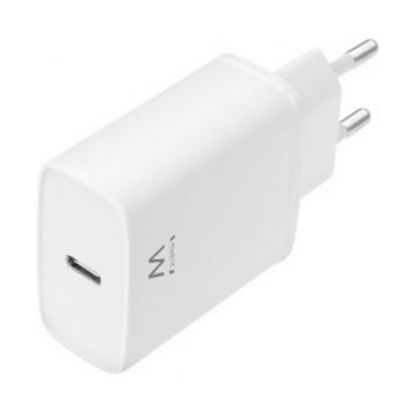 Imagem de Carregador de Tomada Ewent Type-C 20W Branco