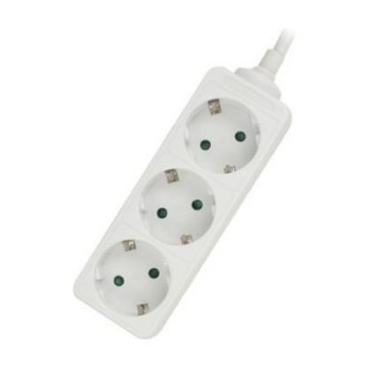 Imagem de Bloco de 3 tomadas Ewent Branco - 1.5Mtr