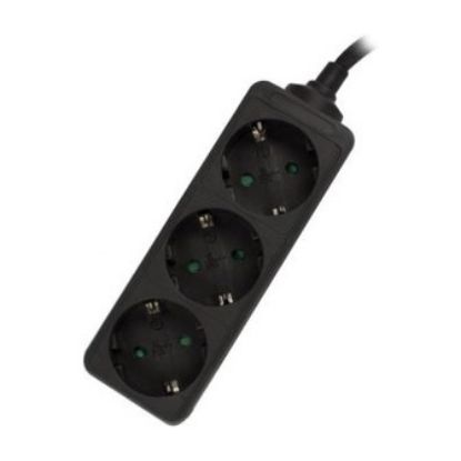 Imagem de Bloco de 3 tomadas Ewent Preto - 1.5Mtr