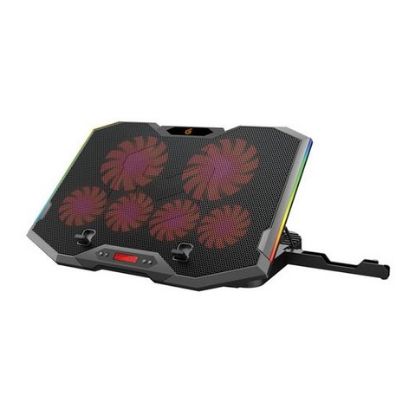 Imagem de Base Refrigeração Conceptronic Thyia01B Ergo 17" RGB + 2x USB Preto