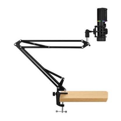 Imagem de Microfone Streamplify MIC RGB c/ Braço Preto
