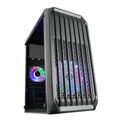 Imagem de Caixa Mars Gaming MCS2 FRGB Preta (Micro-ATX) (Acrílico)