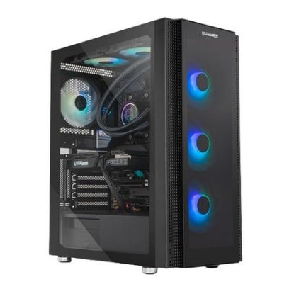 Imagem de Caixa NOX Hummer Horus ARGB Preta (E-ATX) (Vidro Temperado)