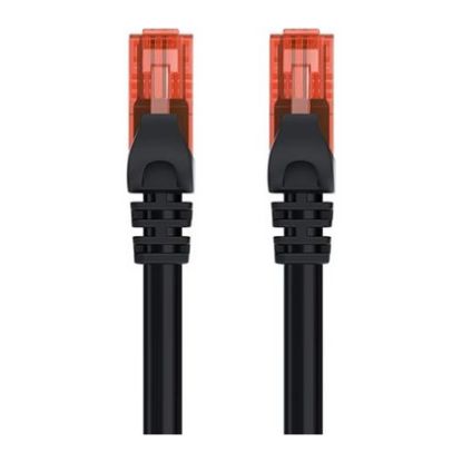Imagem de Cabo de Rede RJ45 Ewent Cat.6 U/UTP Preto - 50cm