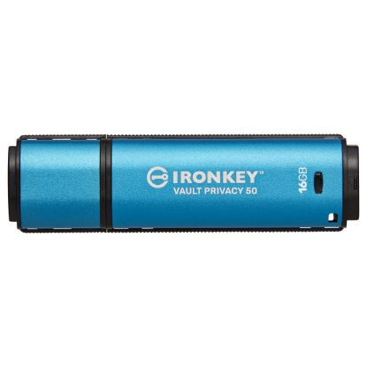 Imagem de Pen Drive Kingston IronKey Vault Privacy 50 AES-256 Encrypted 16Gb USB3.2