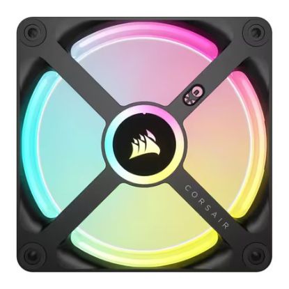 Imagem de Ventoinha 120mm Corsair iCUE Link QX120 RGB PWM Preta