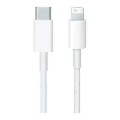 Imagem de Cabo Lightning p/ USB Type-C Apple Branco - 1Mtr