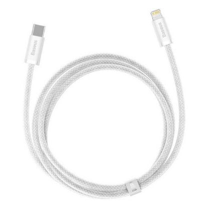 Imagem de Cabo Lightning p/ USB Type-C Baseus Dynamic Series Branco - 1Mtr