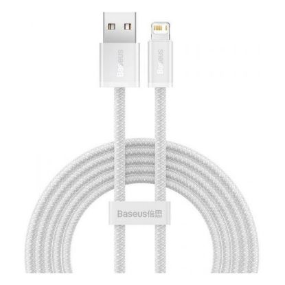 Imagem de Cabo Lightning p/ USB2.0 Baseus Dynamic Series Branco - 2Mtr