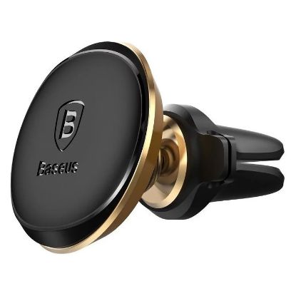 Imagem de Suporte Carro Baseus Magnetic p/ Smartphone Dourado