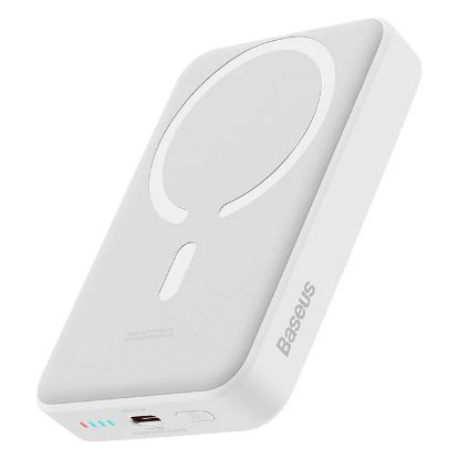 Imagem de Powerbank 10000mAh Baseus Magnetic Mini Wireless Fast Charge 30W Branca