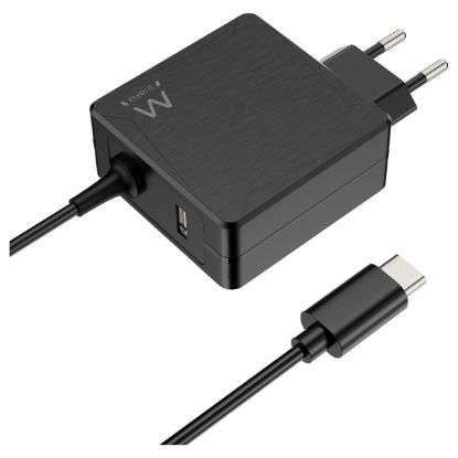Imagem de Carregador de Portátil Ewent EW3978 65W USB Type-C + USB 2.0A