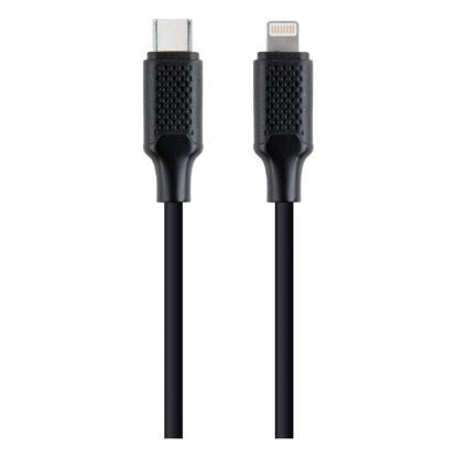 Imagem de Cabo Lightning p/ USB Type-C Gembird Preto - 1.5Mtr