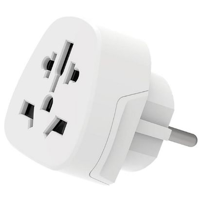 Imagem de Adaptador de Corrente Universal UE/EUA/UK/AU Ewent Branco
