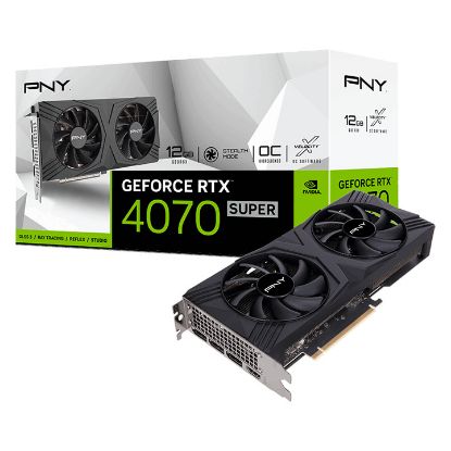Imagem de Placa Gráfica PNY GeForce RTX 4070 SUPER Verto Dual Fan 12GB DLSS3