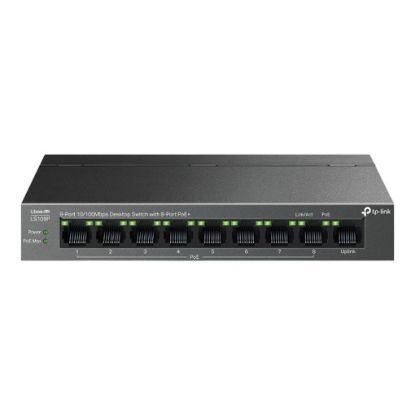 Imagem de Switch de Rede TP-Link LiteWave 9 Portas 10/100Mbps 8x PoE+ - LS109P
