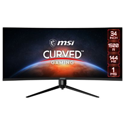 Imagem de Monitor MSI 34" Optix MAG342CQR VA UWQHD 21:9 Curvo 144Hz (1ms)