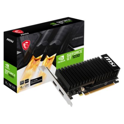 Imagem de Placa Gráfica MSI GeForce GT 1030 4GHD4 LP OC 4GB