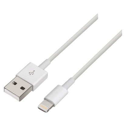 Imagem de Cabo USB2.0 p/ Lightning Aisens Branco- 1Mtr