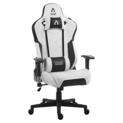 Imagem de Cadeira Gaming Alpha Gamer Zeta Branca/Preta