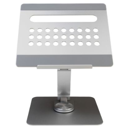 Imagem de Suporte Mesa 360º Dobrável p/ Portátil/Tablet Ewent EW1269 Cinza c/ Docking Station 7-em-1