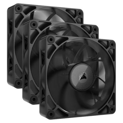 Imagem de Ventoinha 120mm Corsair RX120 MAX PWM Preta (Pack3)