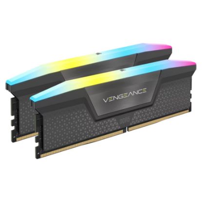Imagem de Dimm DDR5 Pack 2x 16GB (32GB) Corsair CL36 EXPO 6400Mhz Vengeance RGB Preta