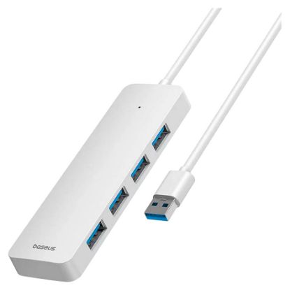 Imagem de Hub Type-C 4 Portas USB3.0 Baseus UltraJoy Lite Branco