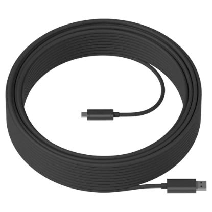 Imagem de Cabo USB 3.2 Type-C Logitech Strong Preto - 10Mtr