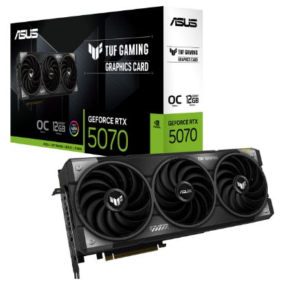 Imagem de Placa Gráfica Asus GeForce RTX 5070 TUF GAMING OC 12GB DLSS4