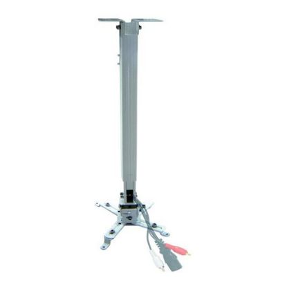 Imagem de Suporte Teto Extensível p/ Projetor NapoFix 360W Inclinável/Rotativo Branco