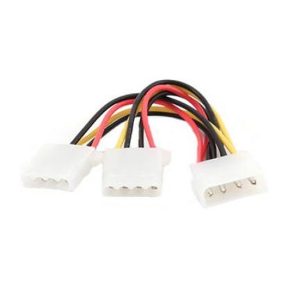 Imagem de Cabo de Alimentação Gembird Molex (4Pin) Y p/ 2x Molex (4Pin)