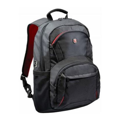 Imagem de Mochila 17.3" Port Designs Houston Preta/Vermelha