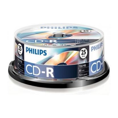 Imagem de CD-R 52x Philips 700Mb Pack25