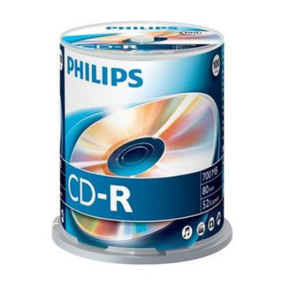 Imagem de CD-R 52x Philips 700Mb Pack100