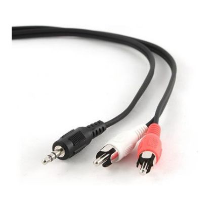 Imagem de Cabo Audio 3.5mm Dual RCA Gembird - 5Mtr