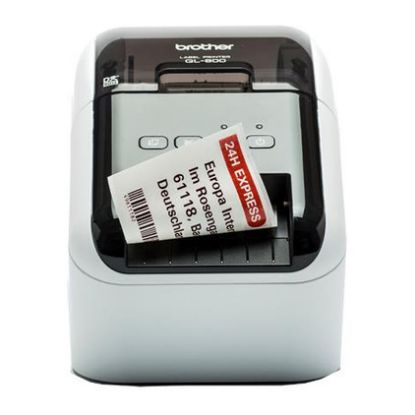 Imagem de Impressora Térmica Etiquetas Brother QL-800 62mm (USB) Branca/Preta