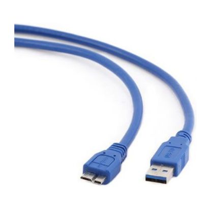 Imagem de Cabo USB3.0 p/ Micro-B Gembird Azul - 50cm