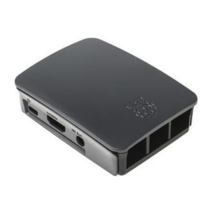 Imagem de Caixa Raspberry Pi 3 Modelo B/B+ - Preta/Cinza