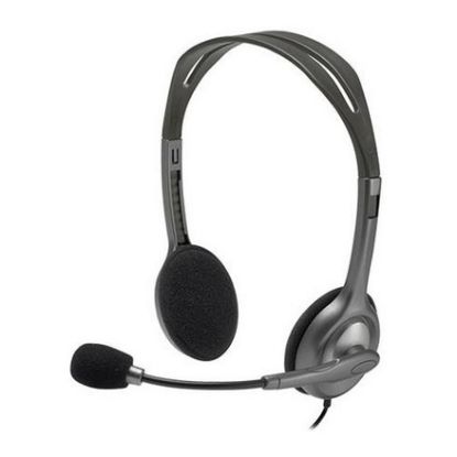 Imagem de Headset Call Center Logitech H110 Stereo Preto